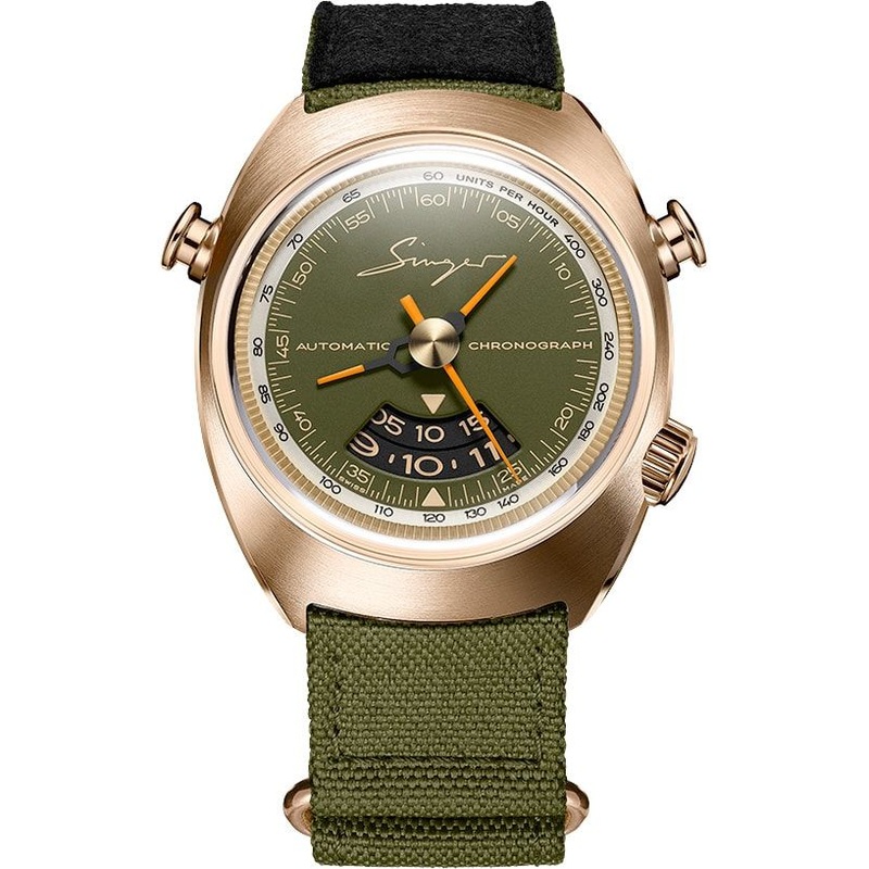 Singer Reimagined 1969 Bronze Chronograph SR203