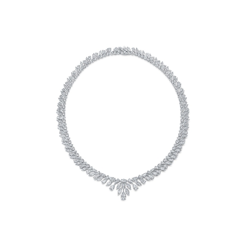 Various Cut Diamond Necklace in White Gold – Rahaminov Diamonds