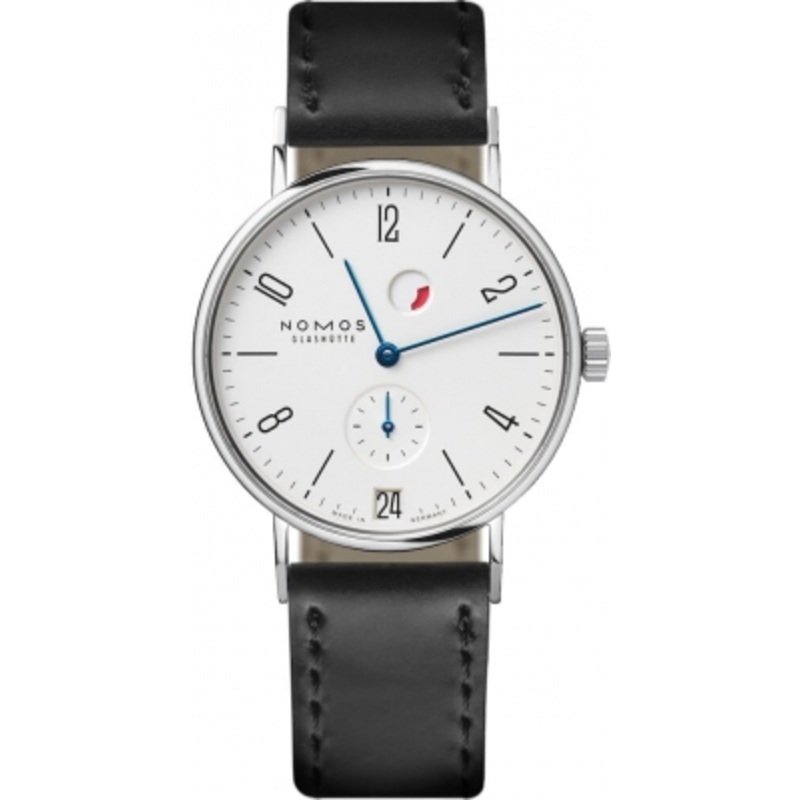 131   Nomos Glashutte Tangente Gangreserve Datum 35mm Mens Watch