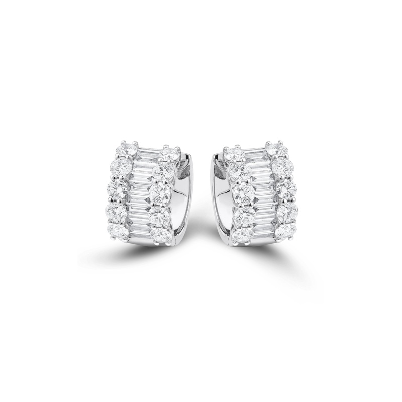 Baguette Love Large Huggies – Bucherer Fine Jewellery