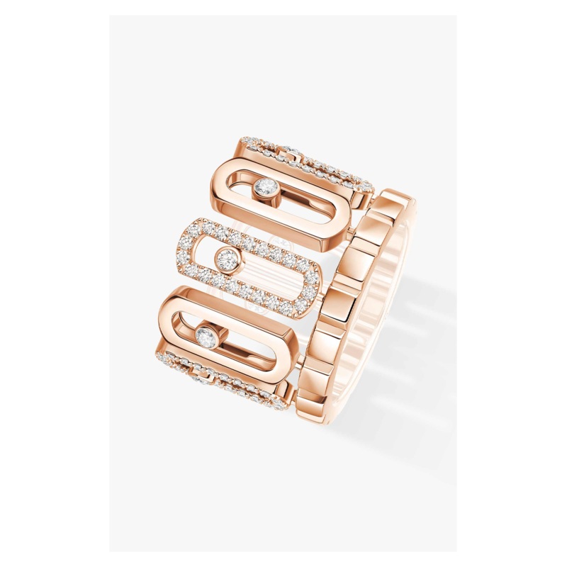 Move Iconica Ring in Pink Gold – Messika