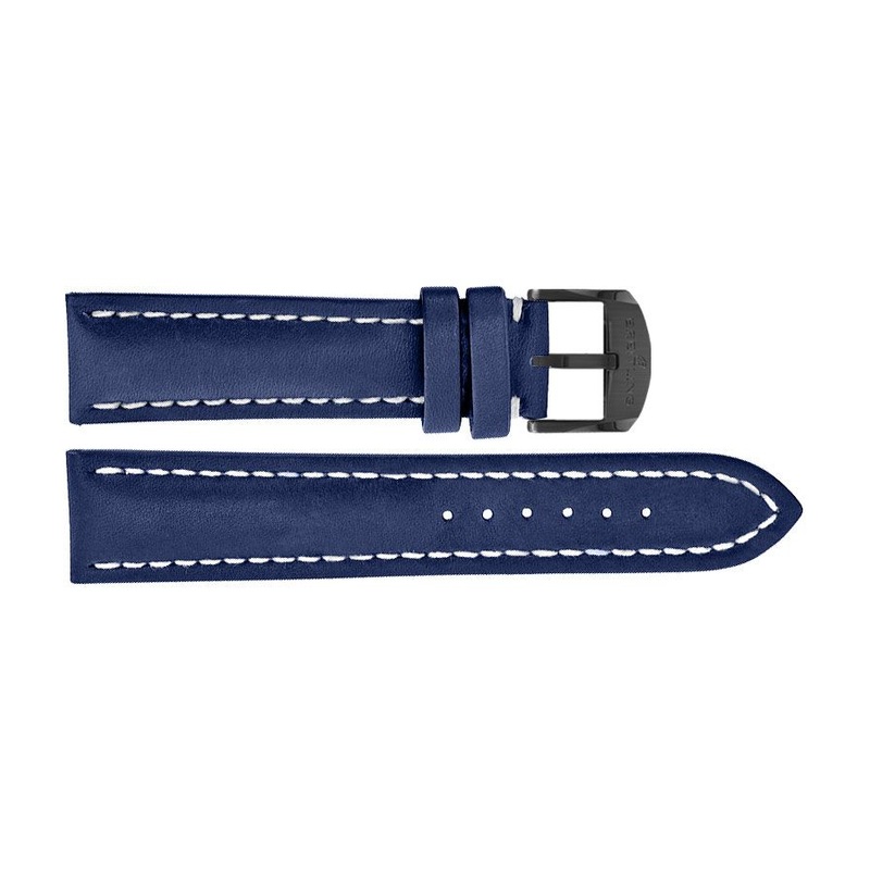 Breitling | Blue Leather Strap 20/18 113X | AuthenticWatches.com