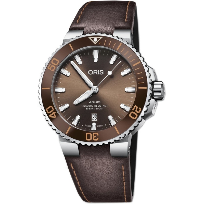 Oris Aquis Date Brown Dial 01 733 7730 4152-07 5 24 12EB
