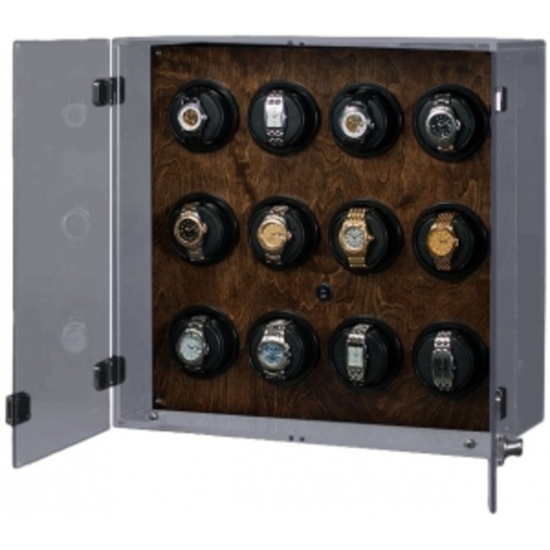 w60147 Orbita Winders & Cases Milano Programmable – Glass & Walnut