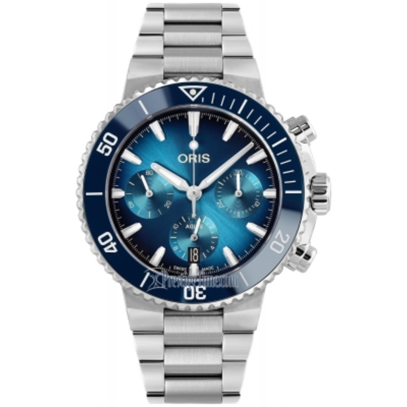 01 771 7793 4155-07 8 23 01PEB   Oris Aquis Chronograph 43.5mm Mens Watch