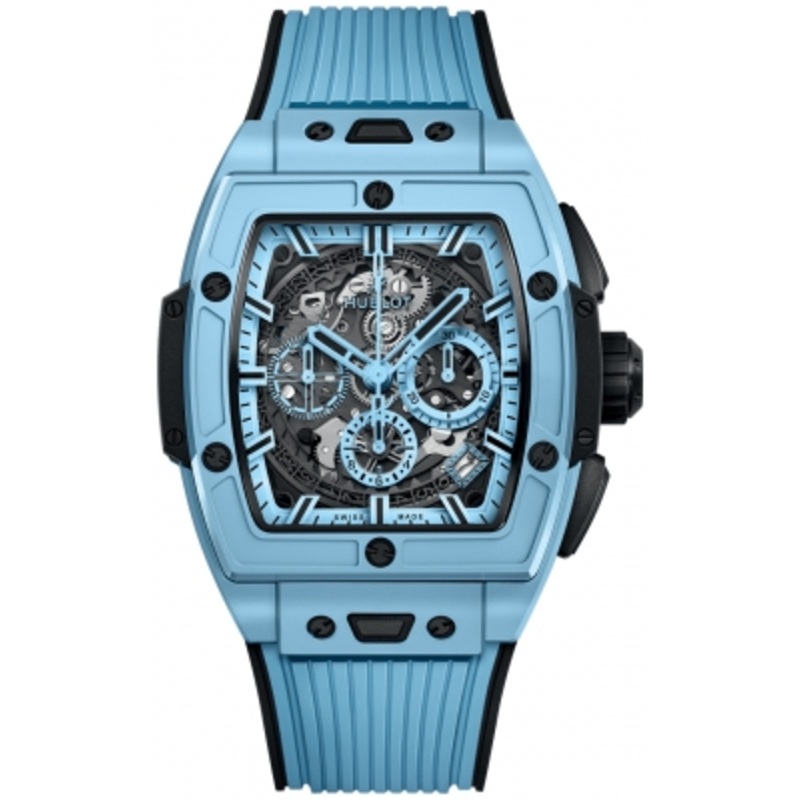 642.EX.5110.RX Sky Blue Hublot Spirit Of Big Bang Chronograph 42mm Mens Watch