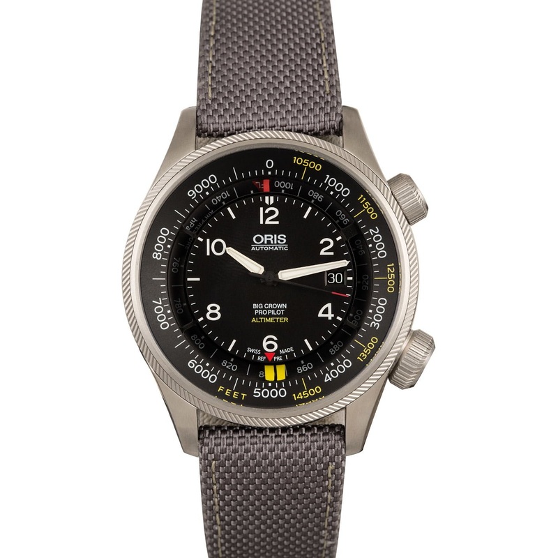 Buy Used Oris Big Crown Pro Pilot 01 733 7705 4134-07 5 23 17FC  – Sku: 7705 4134-07
