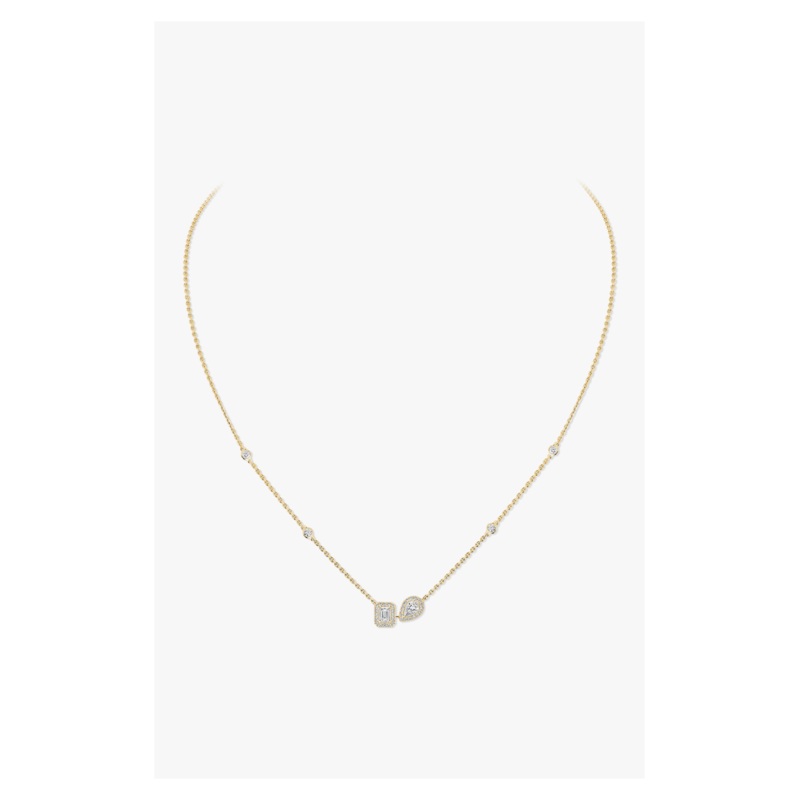 My Twin Necklace in Yellow Gold – Messika