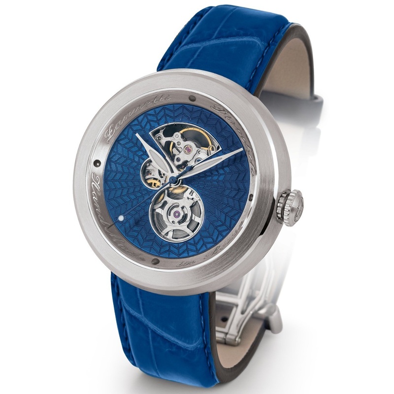 Zannetti Discobolo Flinque Blue Enamel