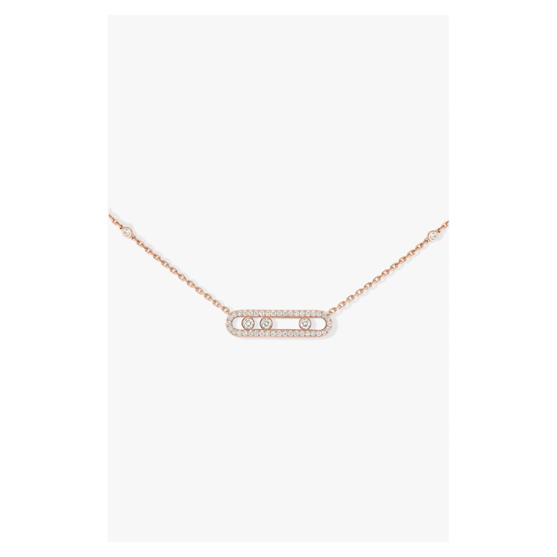 Baby Move Pav Pendant in Pink Gold – Messika