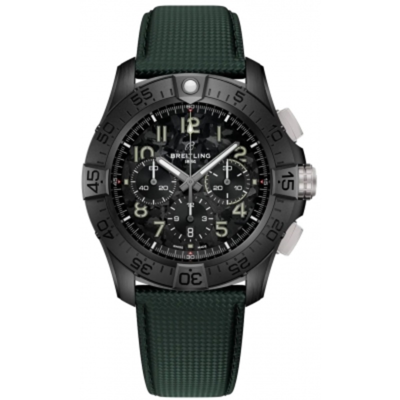 SB0148101B1X1 Night Mission Breitling Super Avenger B01 Chronograph 46 Mens Watch