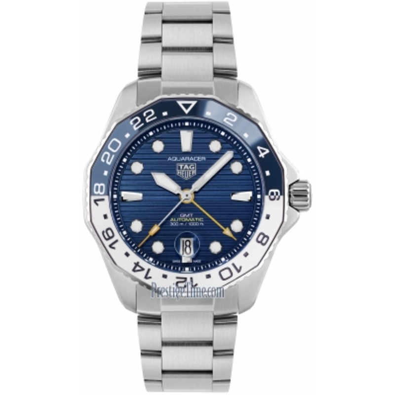wbp2010.ba0632 Tag Heuer Aquaracer Automatic GMT 43mm Mens Watch