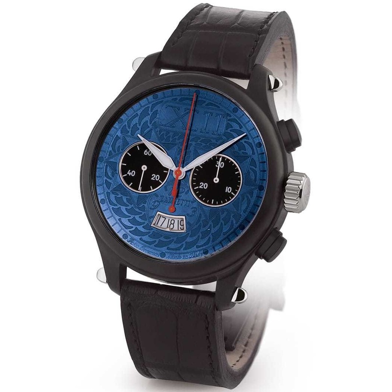 Zannetti Magnificum Black Chrono Blue MEN.C1SB-B.A