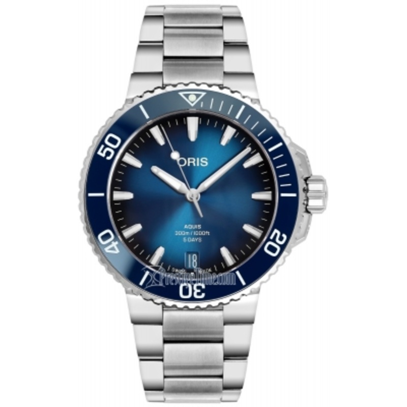 01 400 7790 4135-07 8 23 02PEB Calibre 400 Oris Aquis Date 43.5mm Mens Watch