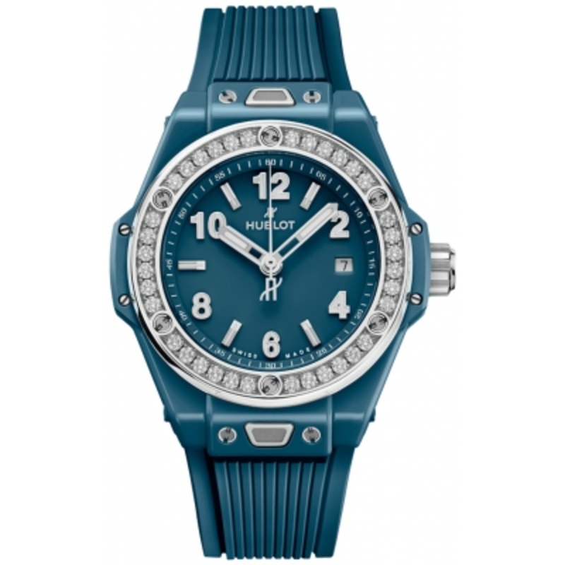 485.ES.5171.RX.1204 Petrol Blue Hublot Big Bang One Click 33mm Ladies Watch