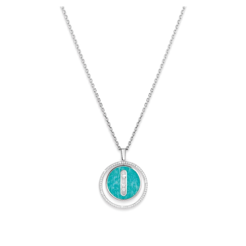 Bucherer Exclusive Lucky Move Amazonite MM Pendant in White Gold – Messika
