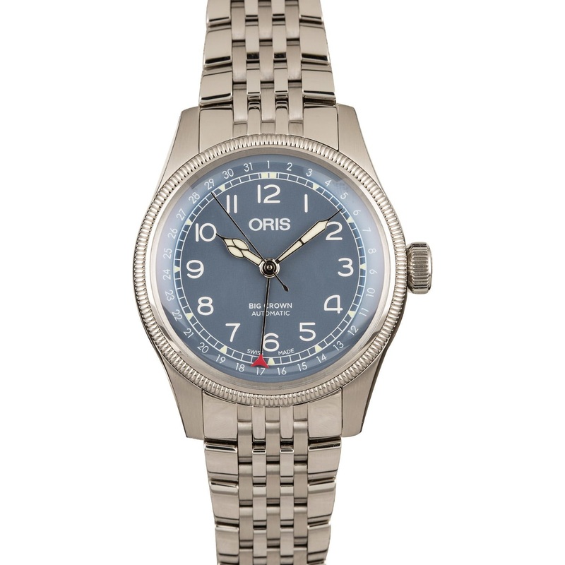Buy Used Oris Big Crown Pointer Date 01 754 7741 4065-07 8 20 22  – Sku: 7741 4065-07
