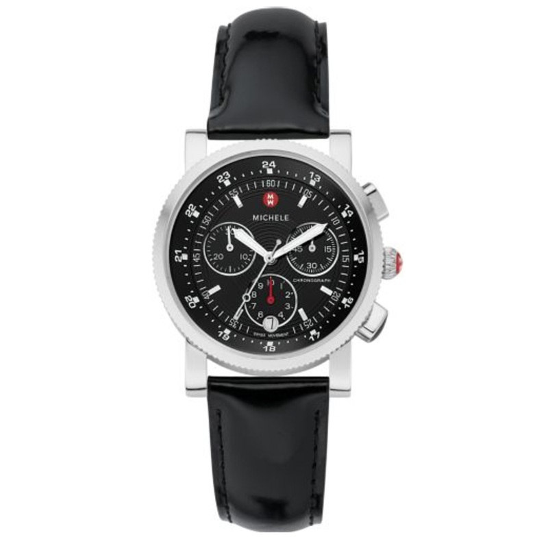 MWW01C000033 Michele Sport Collection Sport Sail Black Dial Unisex Watch.