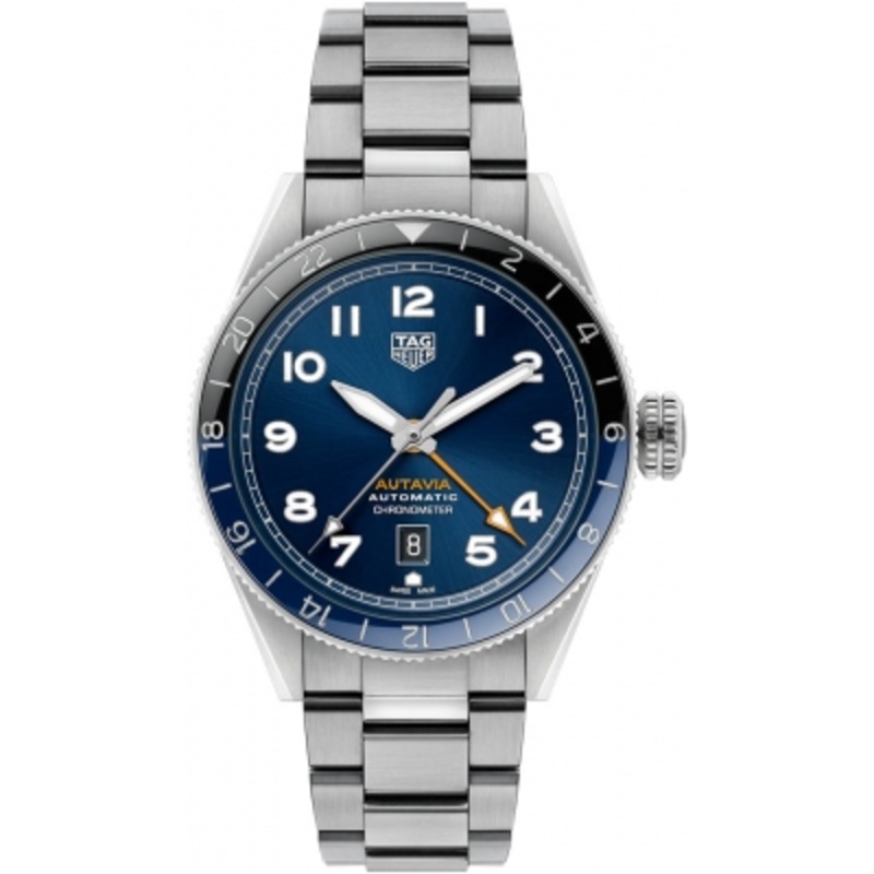 wbe511a.ba0650 Tag Heuer Autavia COSC GMT 42mm Mens Watch