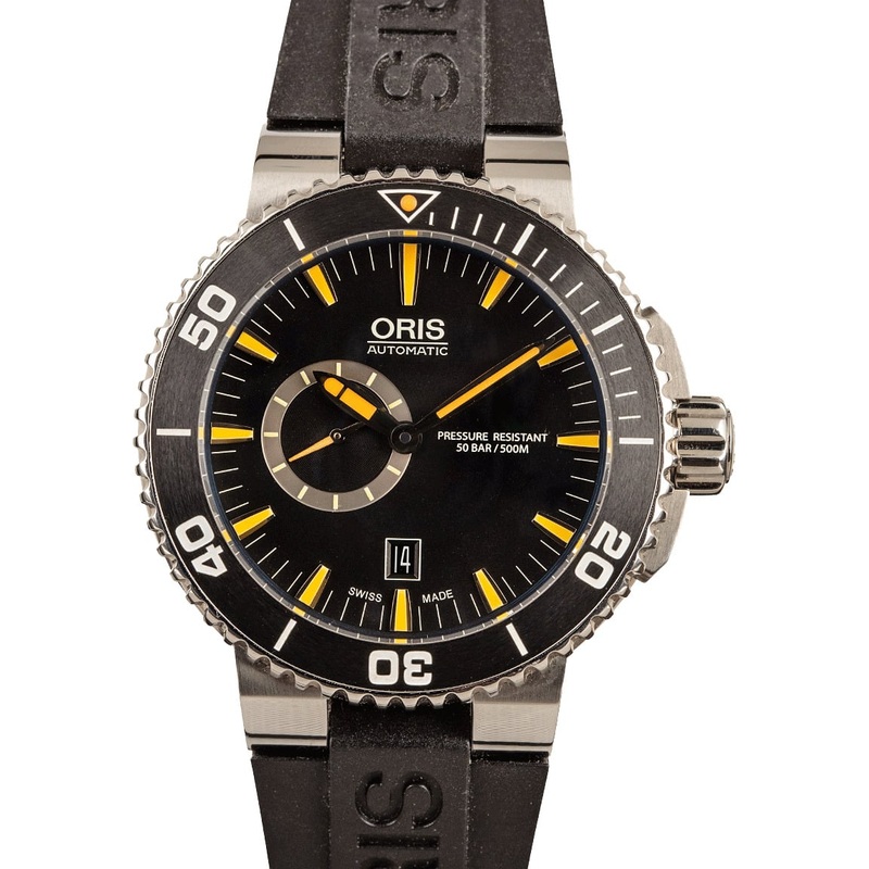 Buy Like-New Oris Aquis 01 743 7673 4159-07 4 26 34EB  – Sku: 145796