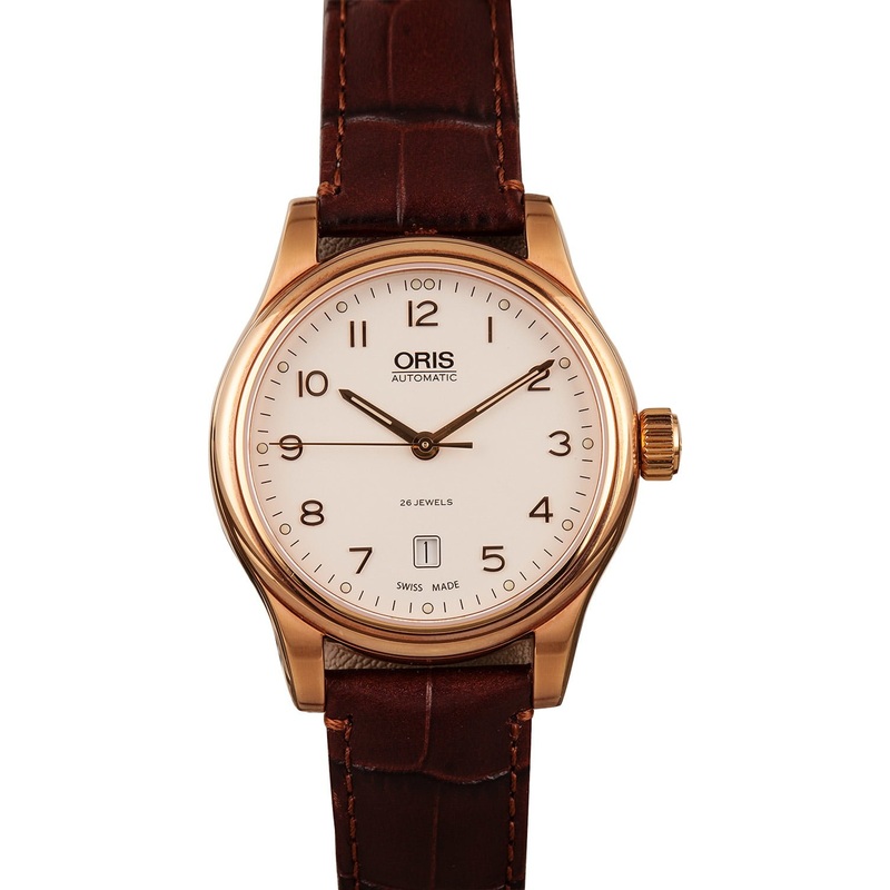 Buy Used Oris Classic Date 01 733 7594 4891-07 6 20 12  – Sku: 7594 4891