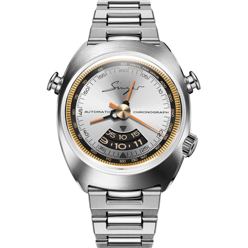 Singer Reimagined 1969 Sunray Grey Chronograph SR201-S