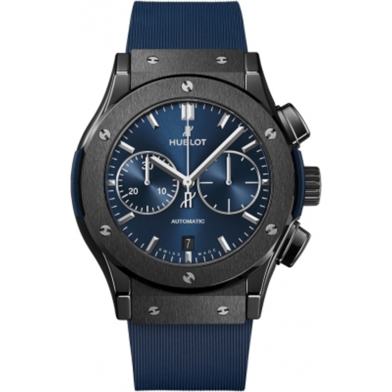 521.cm.7170.rx Ceramic Blue Hublot Classic Fusion Chronograph 45mm Mens Watch