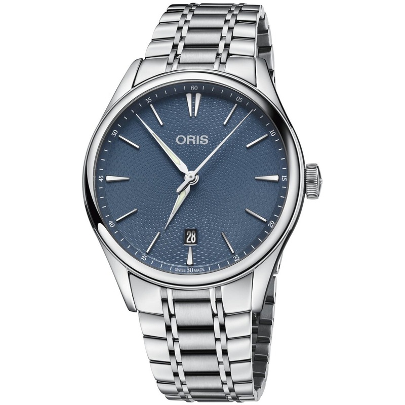 Oris Artelier Date Blue Dial