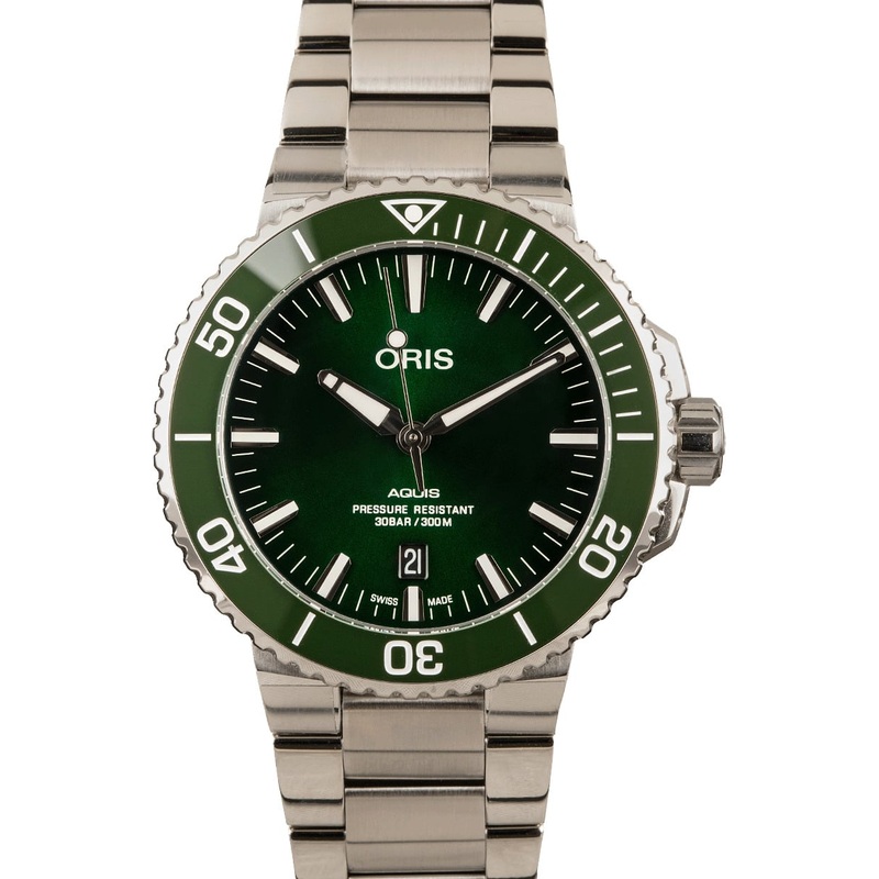 Buy Oris Aquis Date 01 733 7730 4157-07 8 24 05PEB  – Sku: 733 7730 4157