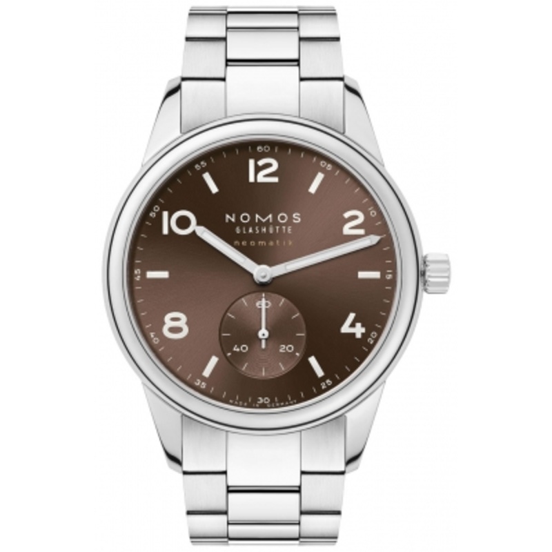 759 Tabac Nomos Glashutte Club Sport Neomatik 39mm Mens Watch