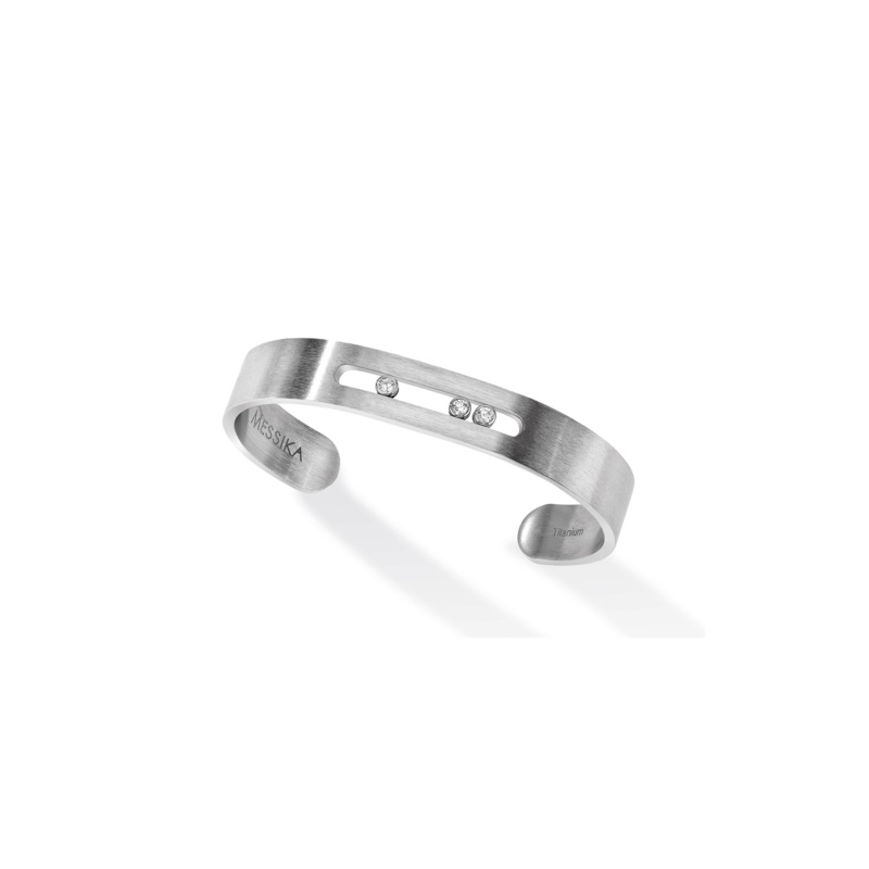 Move Titanium Bangle Natural Size L – Messika