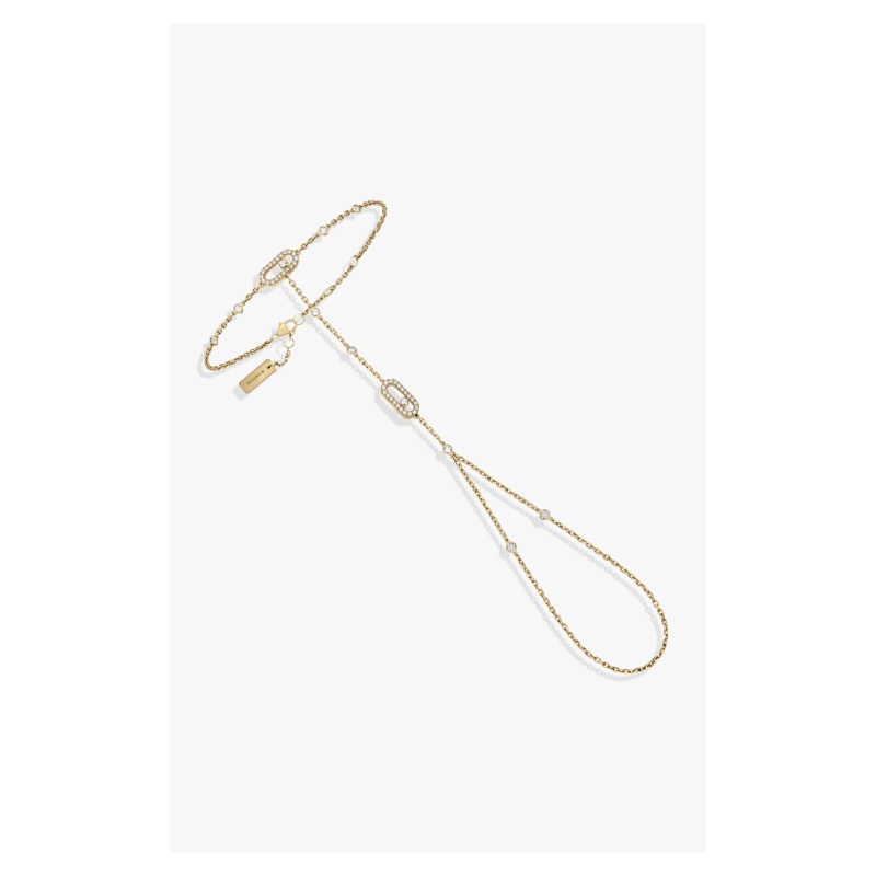 Move Uno Hand Bracelet in Yellow Gold – Messika