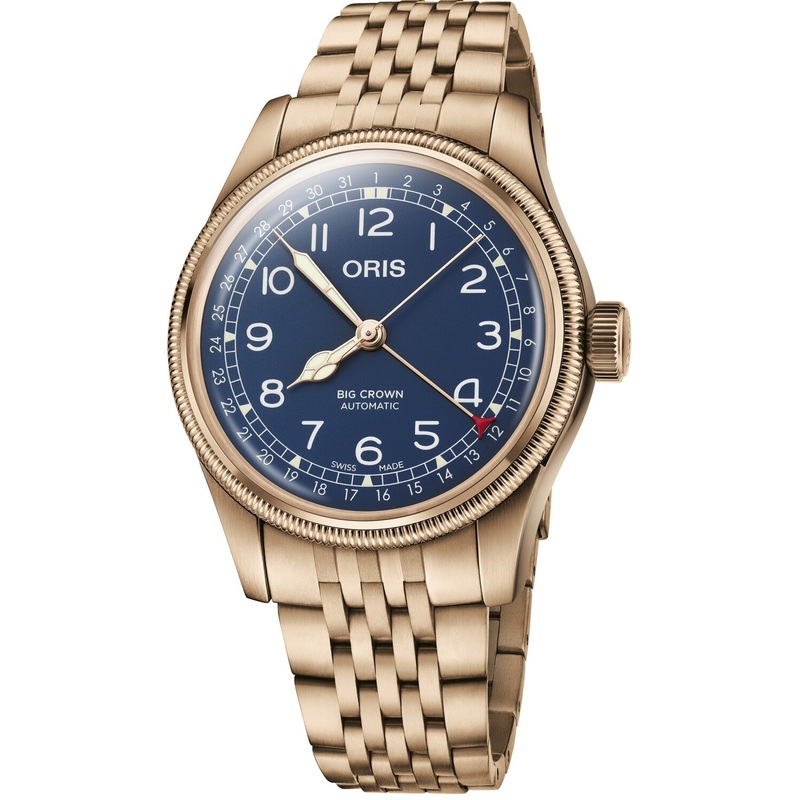 Oris Big Crown Bronze Pointer Date Blue Dial