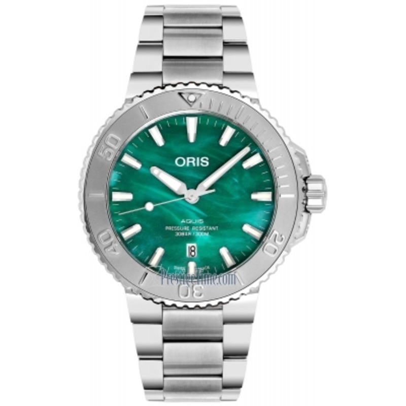 01 733 7730 4137-07 8 24 05PEB X Bracenet Oris Aquis Date 43.5mm Mens Watch