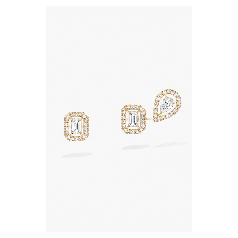 My Twin 1+2 Earrings in Yellow Gold – Messika