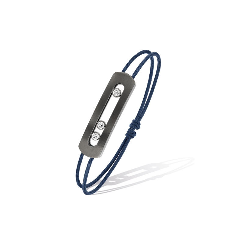 Move Titanium Graphite Cord Bracelet – Messika