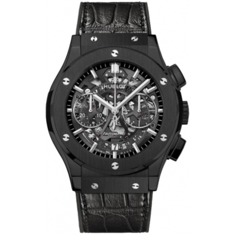 525.cm.0170.lr Black Magic Hublot Classic Fusion Aerofusion Chronograph 45mm Mens Watch