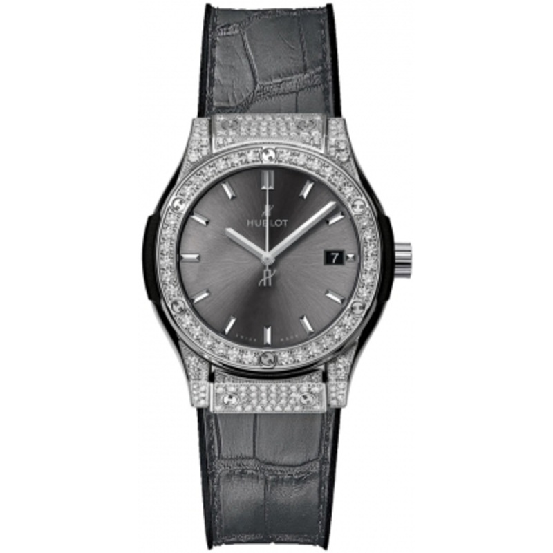 581.NX.7071.LR.1704 Hublot Classic Fusion Quartz 33mm Ladies Watch