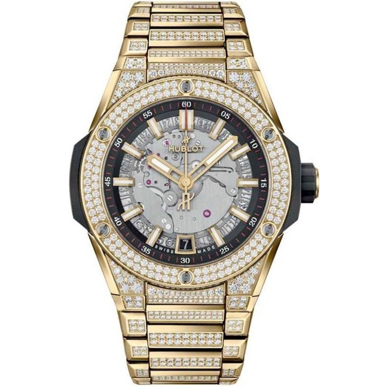 Hublot 456.VX.0130.VX.9804 Big Bang Integrated Time Only Yellow Gold Jewellery 40mm
