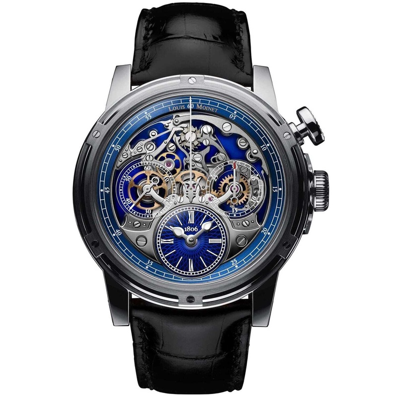 Louis Moinet Memoris White Gold Chronograph LM-54.70.25