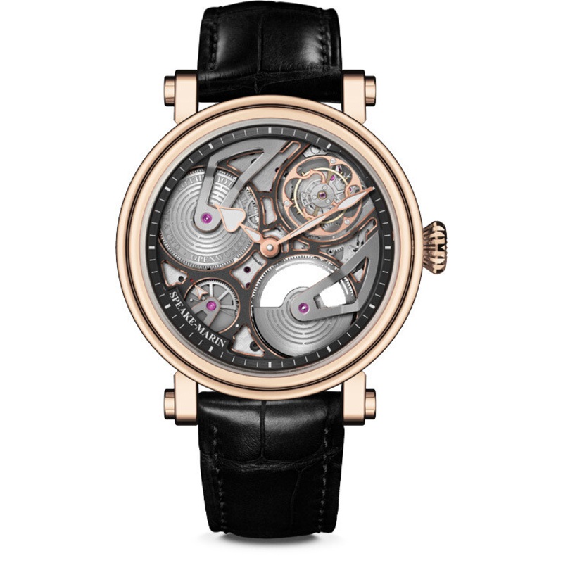Speake-Marin One & Two Openworked Tourbillon 42mm Red Gold