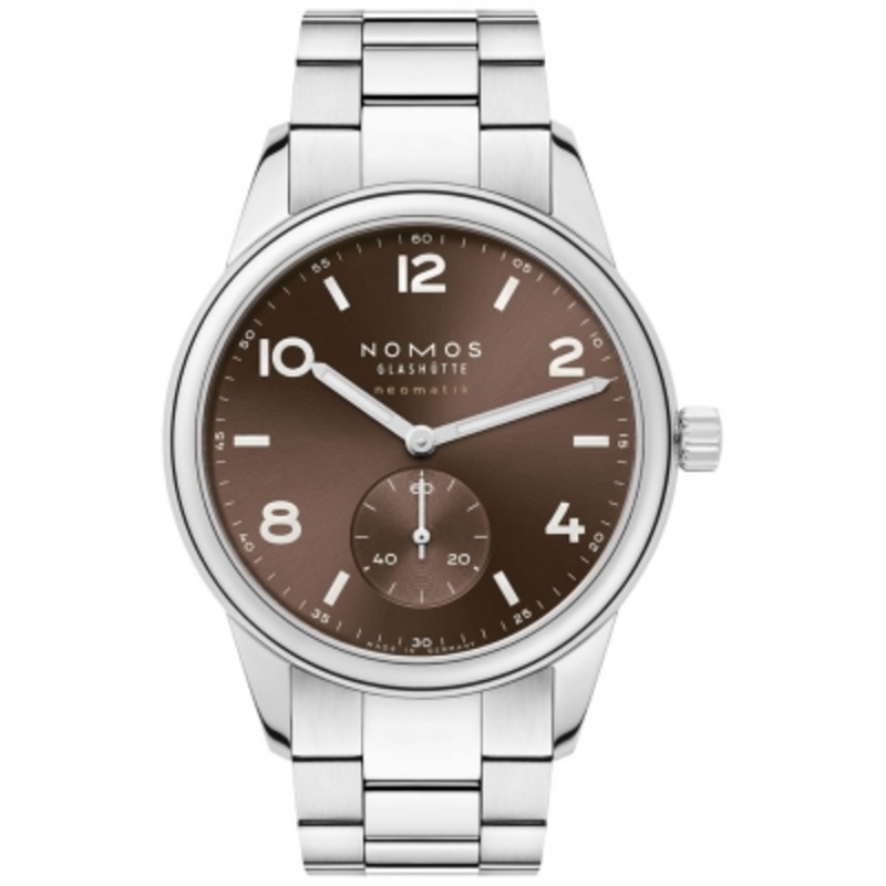 760 Tabac Nomos Glashutte Club Sport Neomatik 39mm Mens Watch
