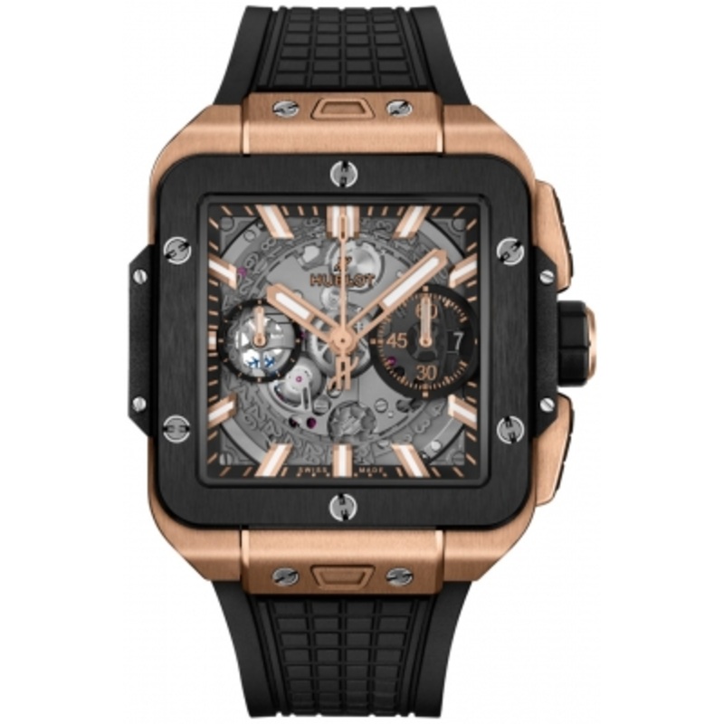 821.OM.0180.RX Hublot Square Bang UNICO 42mm Mens Watch