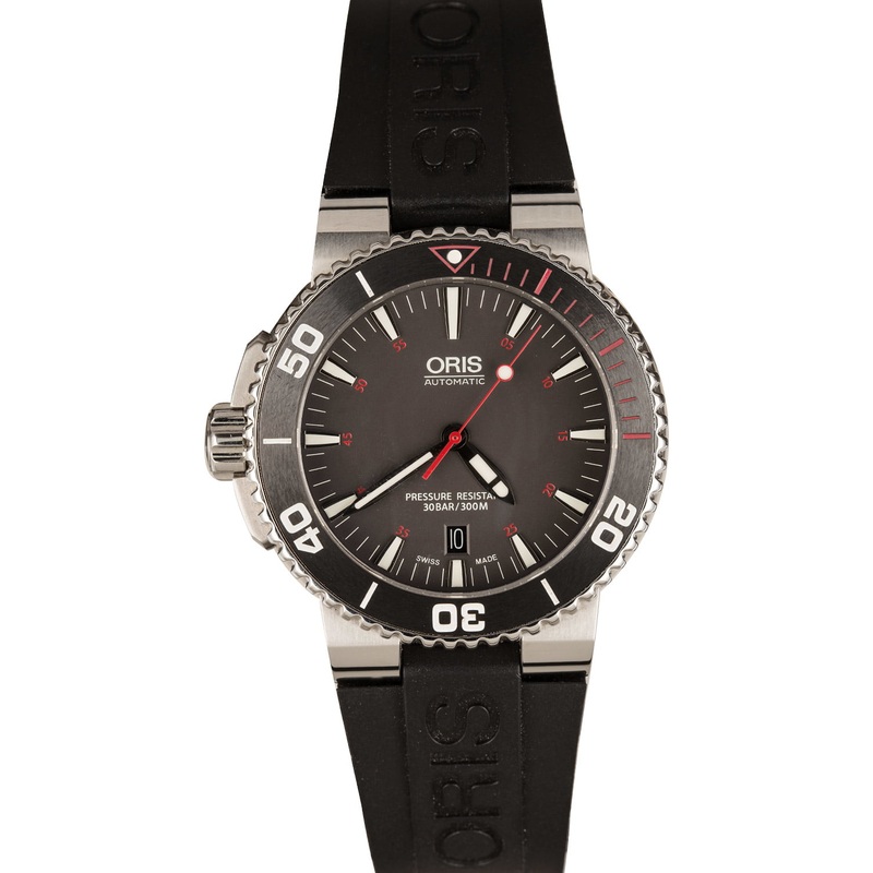 Buy Oris Aquis Red LE 01 733 7653 4183-Set RS  – Sku: 7653 4183