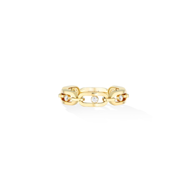 Move Link Multi Ring in Yellow Gold Size 54 – Messika