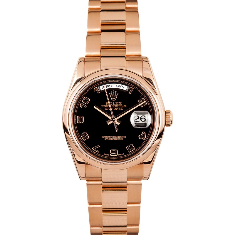 Rose Gold President 118205 2 – Bob’s Watches