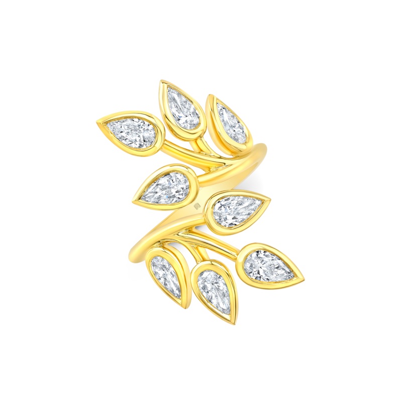 Branch Ring in Yellow Gold – Rahaminov Diamonds