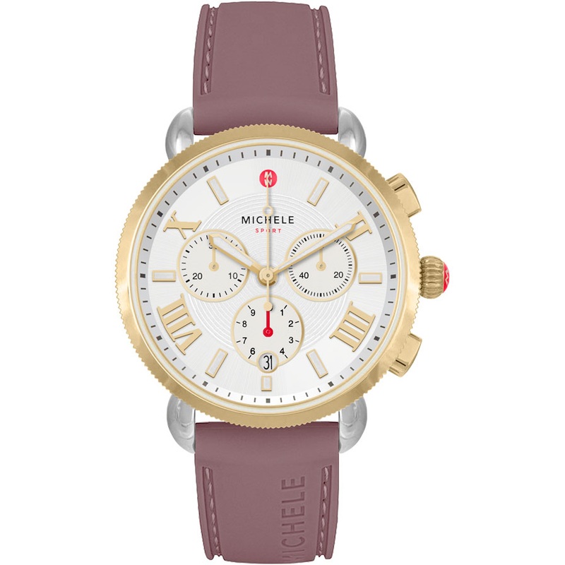 Buy Michele Sporty Sport Sail Chronograph Women’s Watch MWW01P000002 on Sale