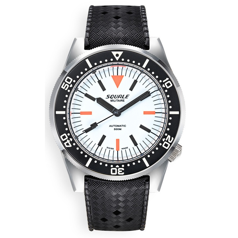 Squale 1521 Militare Full Luminous on Rubber Strap