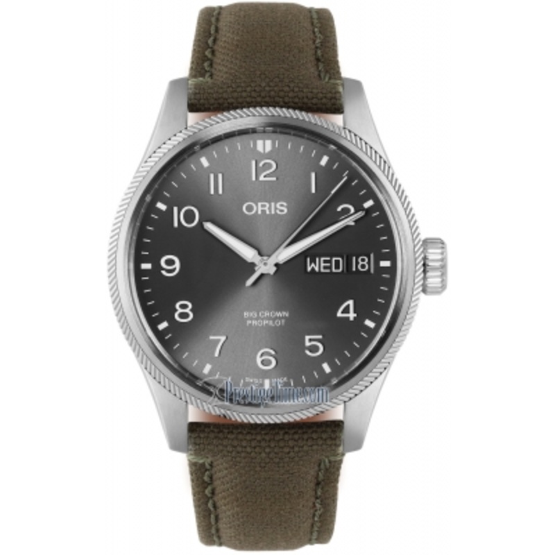 01 752 7760 4063-07 3 22 02LC Oris Big Crown ProPilot Day Date 44mm Mens Watch
